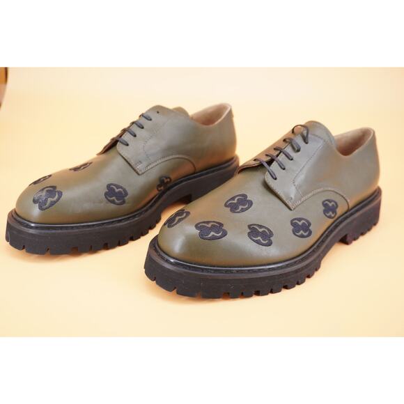 Armando Cabral Oba Lace-Up Lug Derby Vert militaire Lug Sole Size 12 /45 Men Lug main image 8